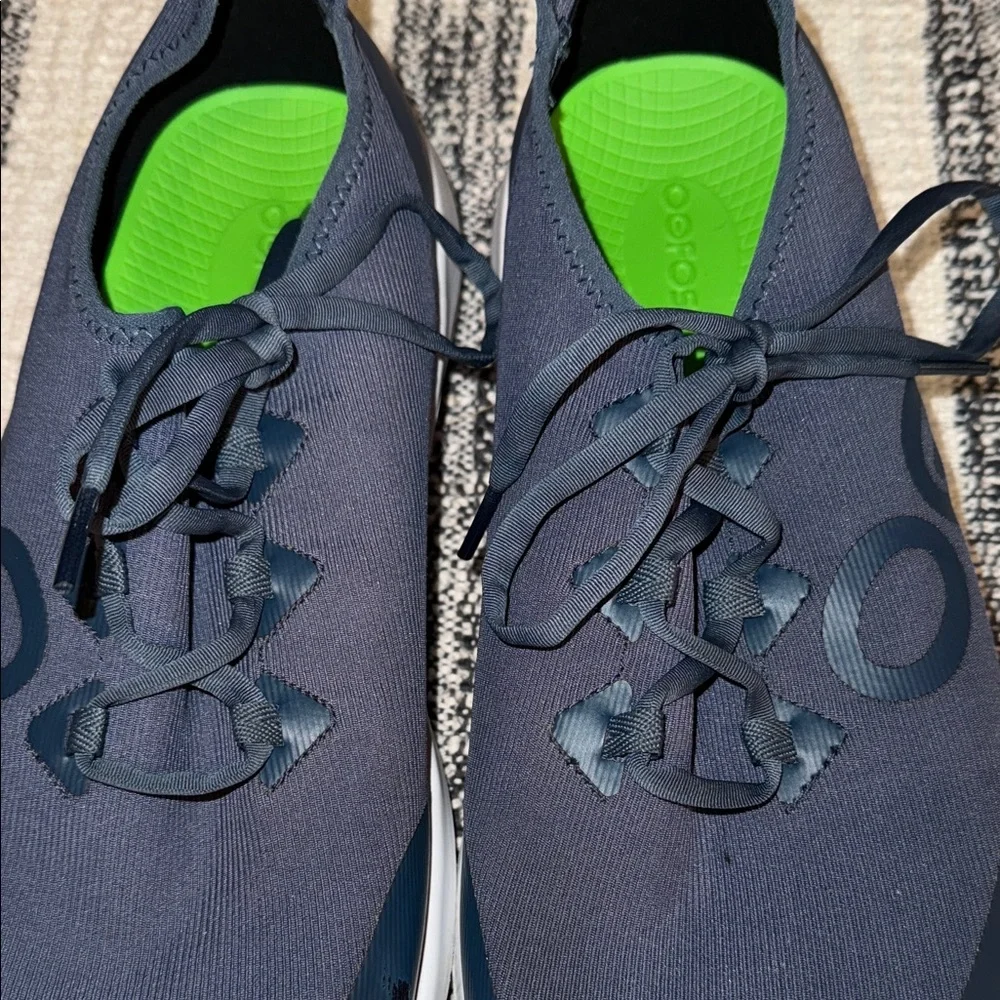 OOFOS Navy MODERN KNIT OOMG SNEAKERS MENS 11